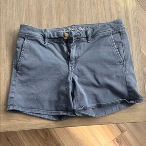 American Eagle Outfitters Women's Charcoal Cargo Shorts